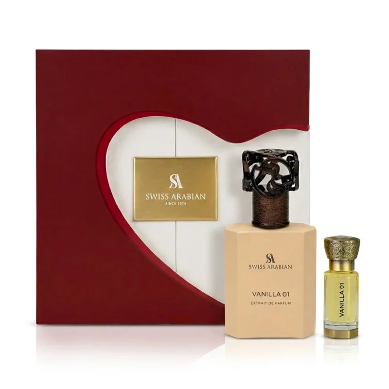 Vanilla 01 50 ml + parfumeolie, parfumeekstrakt til kvinder 12 ml