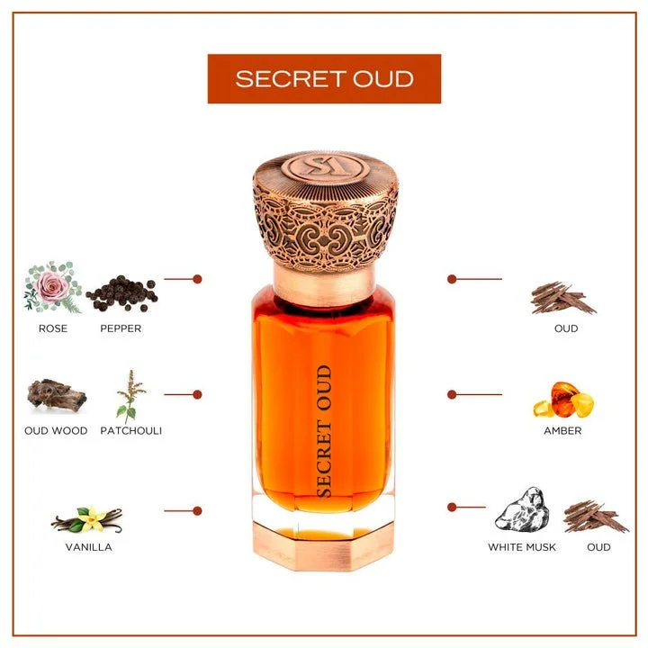 Secret Oud Koncentreret Parfumeolie U 12 ml
