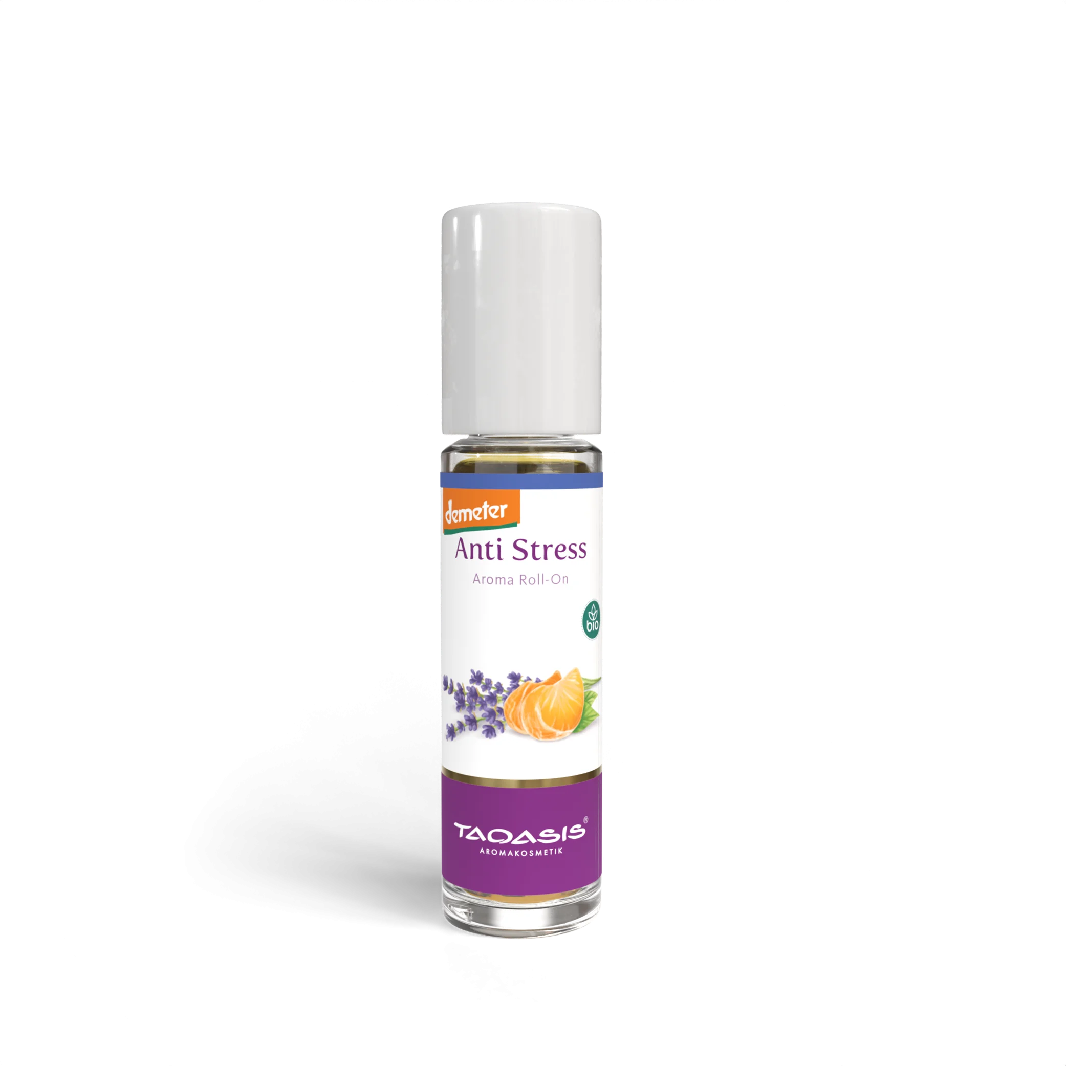Taoasis Aroma roll-on Anti Stress BIO (10 ml) - beroligende, afbalancerende og harmoniserende