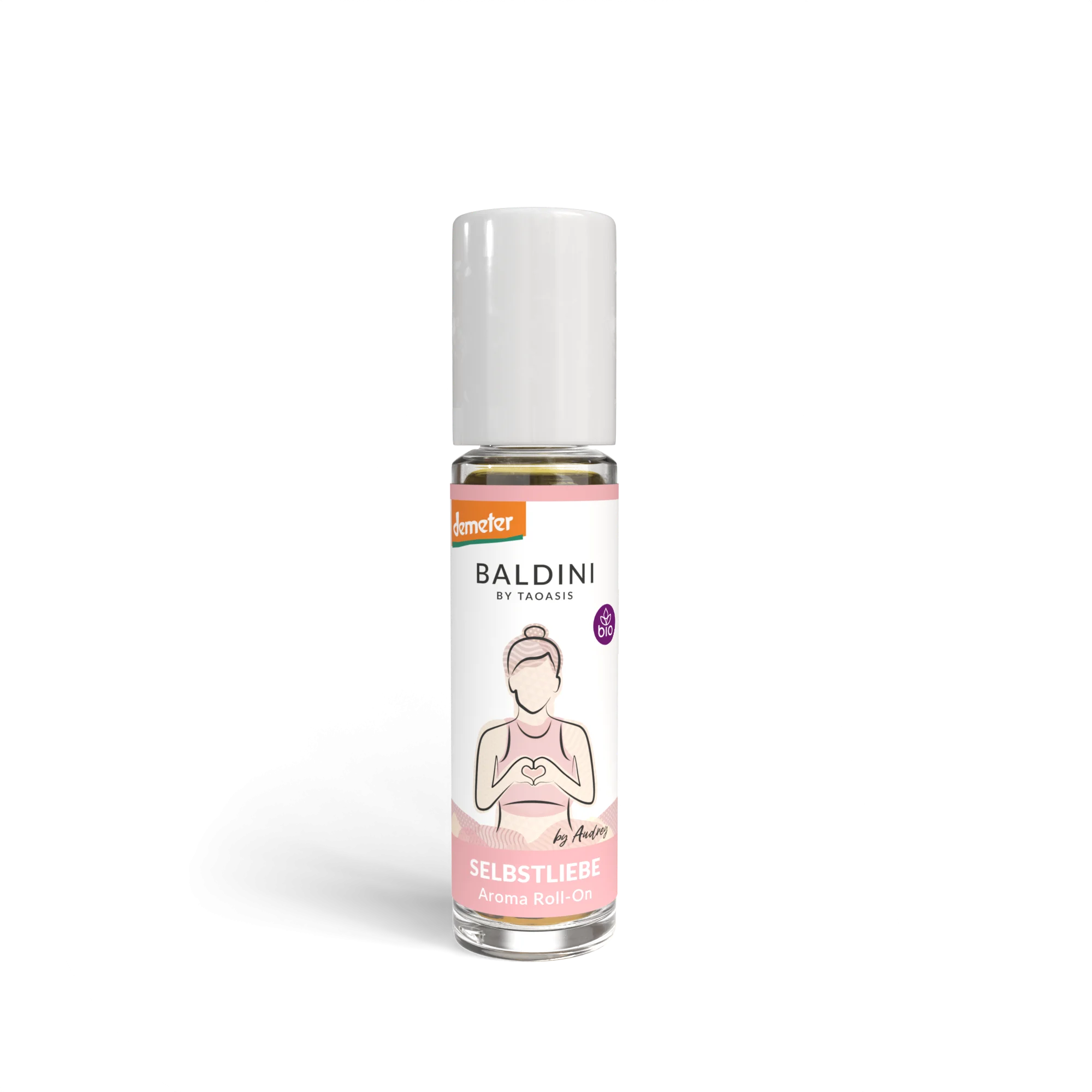 Taoasis Baldini Aroma roll-on Self love by Audrey BIO (10 ml) - opløftende, opmuntrende og stimulerende