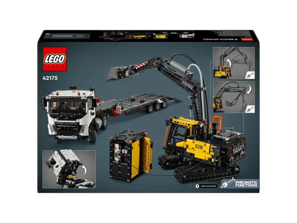 Technic 42175 Volvo FMX lastbil og elektrisk Volvo EC230 gravemaskine
