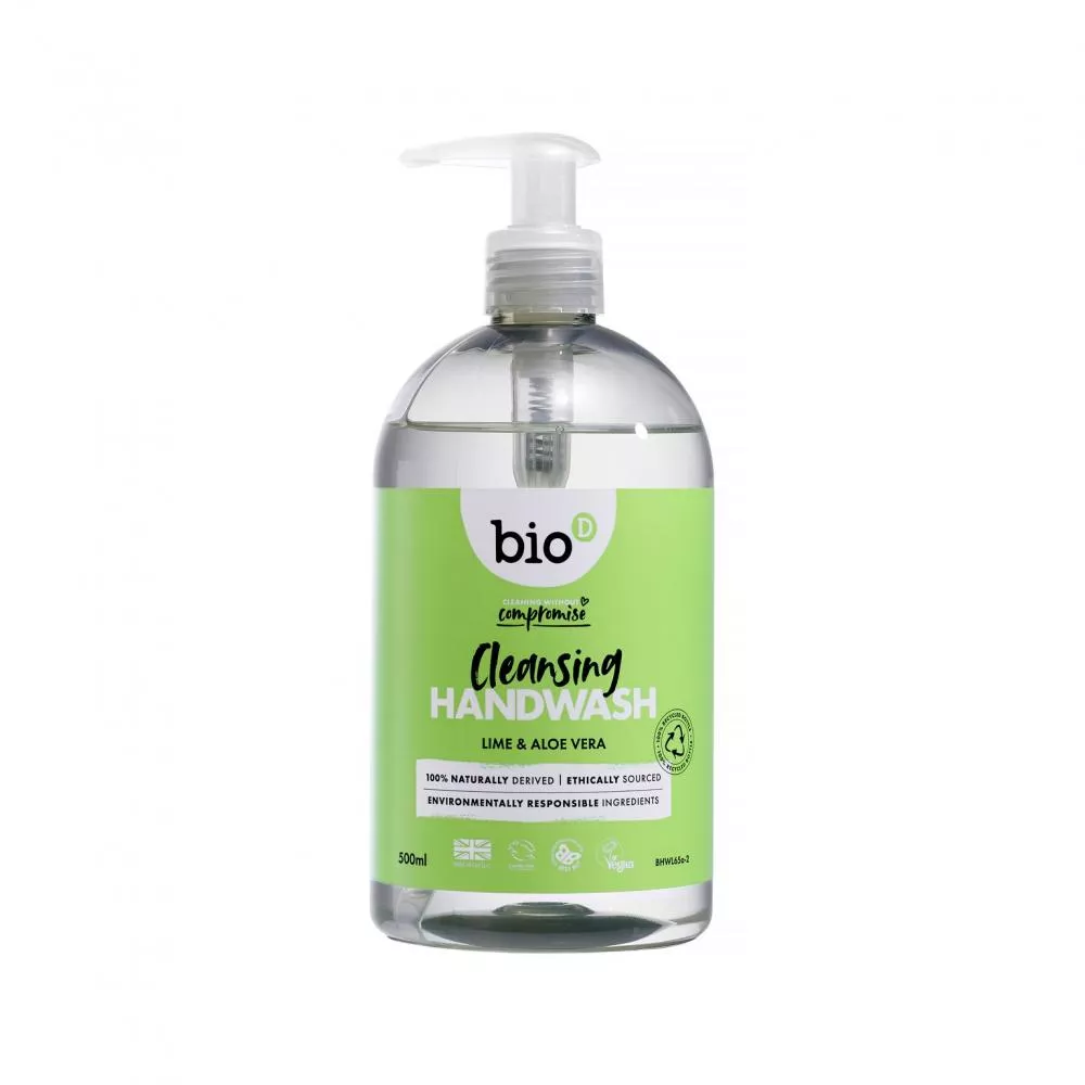 Bio-D Aloe Vera og lime flydende håndsæbe (500 ml)