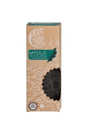 Tierra Verde Flydende håndsæbe med rosmarinduft (glasflaske 230 ml)