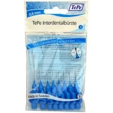 Normal interdentalbørster 0,6 mm 8 stk