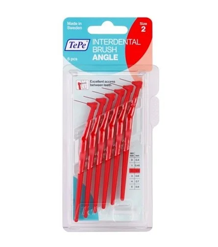 Angle mellemrumsbørster 0,5 mm 6 stk
