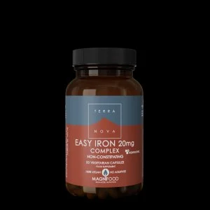 Terranova Health Easy Iron 20 mg Kompleks (50 kapsler) - optages godt