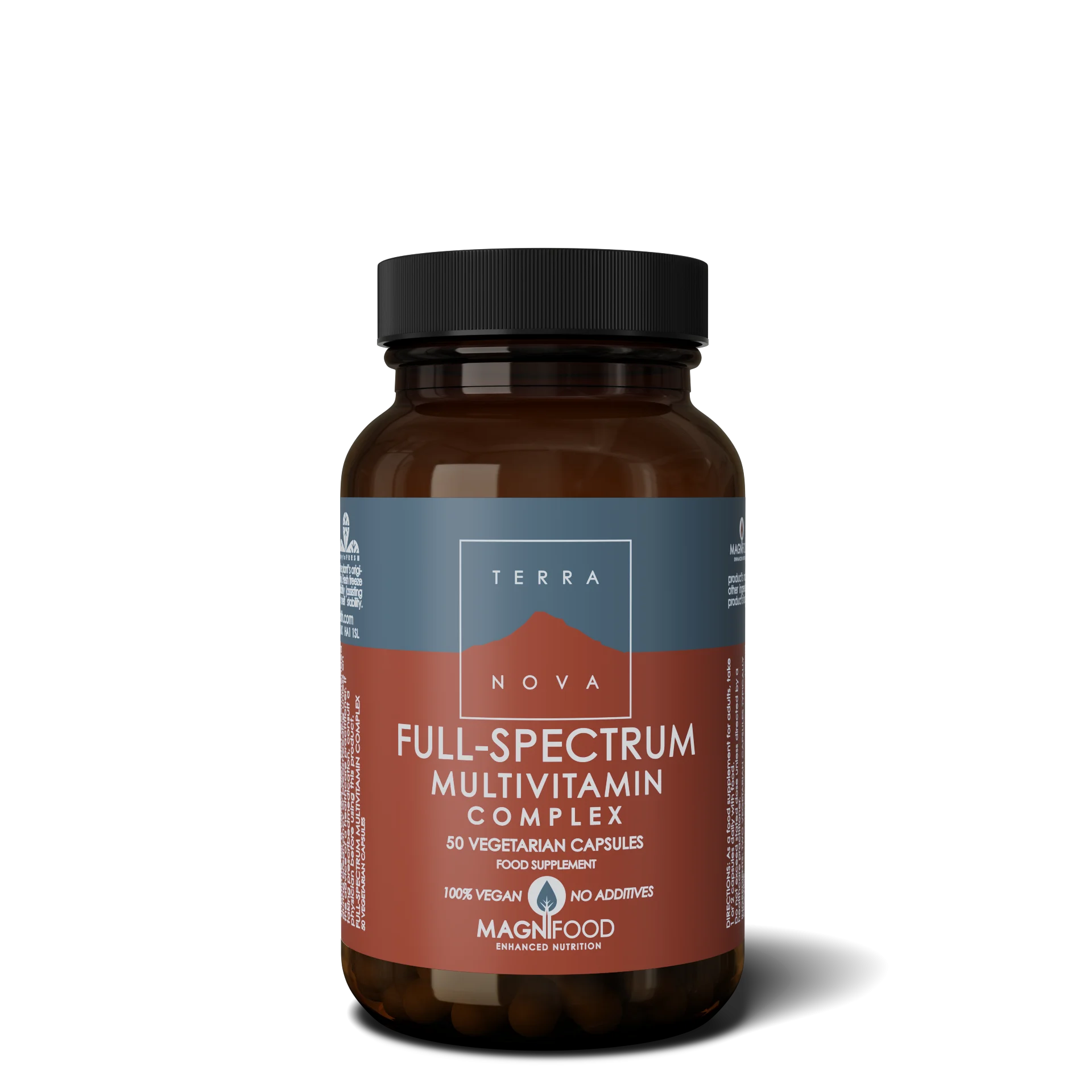 Terranova Health Fuldspektrum multivitaminkompleks (50 kapsler) - støtte til daglig vitalitet