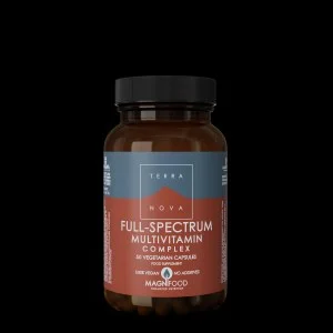 Terranova Health Fuldspektrum multivitaminkompleks (50 kapsler) - støtte til daglig vitalitet
