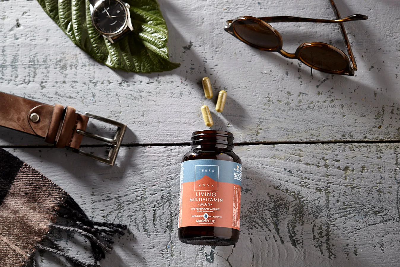 Terranova Health Living Multivitamin Man (50 kapsler) - til mænds specifikke behov