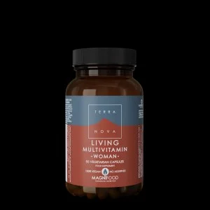 Terranova Health Living Multivitamin Woman (50 kapsler) - til kvindekroppens specifikke behov