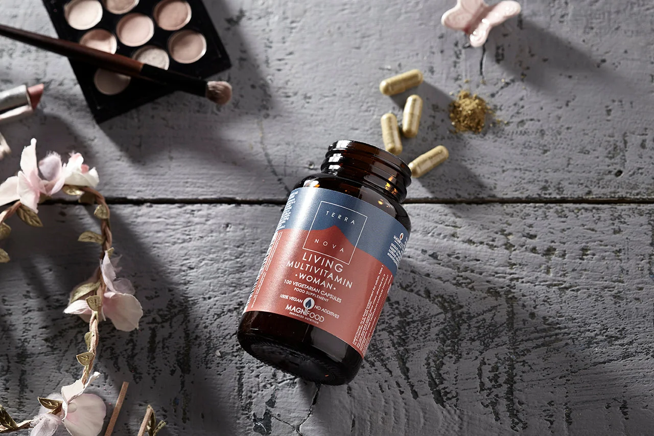 Terranova Health Living Multivitamin Woman (50 kapsler) - til kvindekroppens specifikke behov