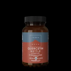 Terranova Health Quercetin Nettle Complex med brændenælde (50 kapsler) - i pollensæsonen og ved svækket immunforsvar