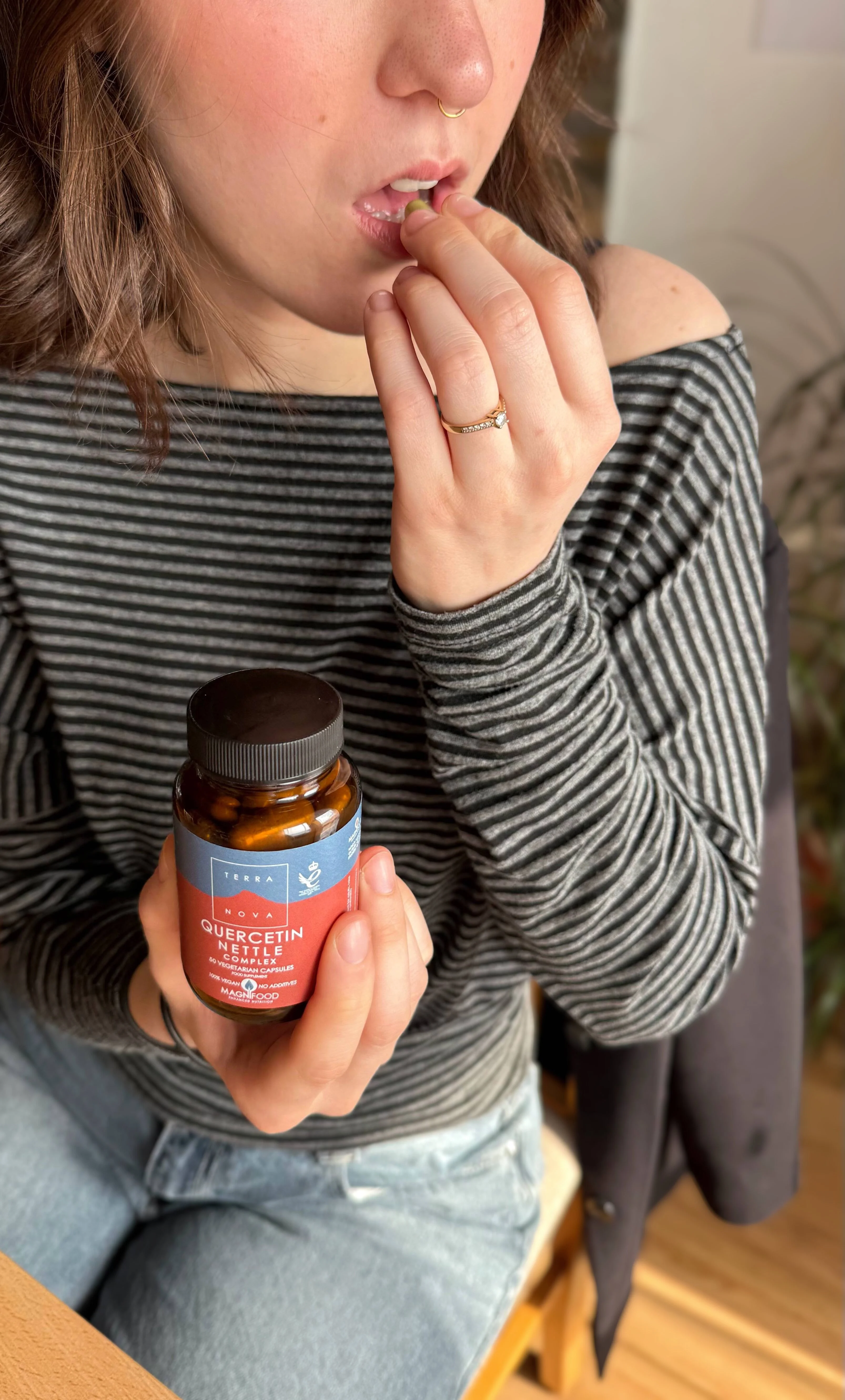 Terranova Health Quercetin Nettle Complex med brændenælde (50 kapsler) - i pollensæsonen og ved svækket immunforsvar
