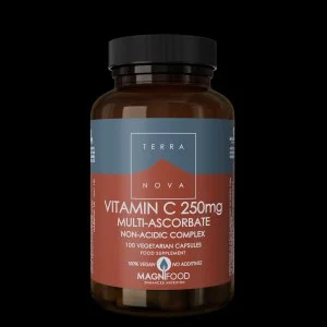 Terranova Health Vitamin C 250 mg Kompleks 100 kapsler - i form af mineralske ascorbater