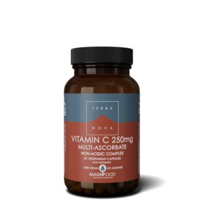 Vitamin C 250 mg Kompleks 50 kapsler - i form af mineralske askorbater