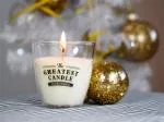 The Greatest Candle in the World Sæt - 1x stearinlys (130 g) 2x fyld - træ og krydderier - du kan lave to stearinlys mere derhjemme