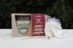 The Greatest Candle in the World Sæt - 1x stearinlys (130 g) 2x fyld - træ og krydderier - du kan lave to stearinlys mere derhjemme