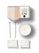 The Greatest Candle in the World Sæt - 1x stearinlys (130 g) 2x fyld - darjeelingblomst - du kan lave to stearinlys mere derhjemme