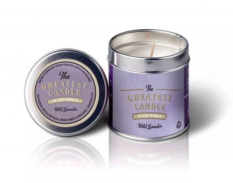 The Greatest Candle in the World Duftlys i dåse (200 g) - vild lavendel