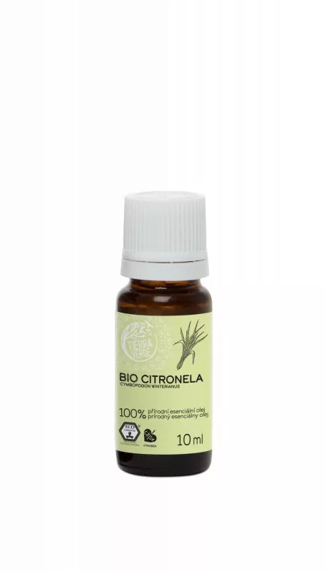 Tierra Verde Citronella æterisk olie BIO (10 ml) - stærkt afvisende virkning