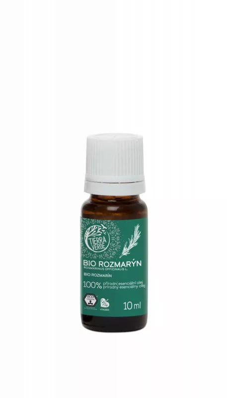 Tierra Verde Rosmarin æterisk olie BIO (10 ml) - vitalitetsforstærker