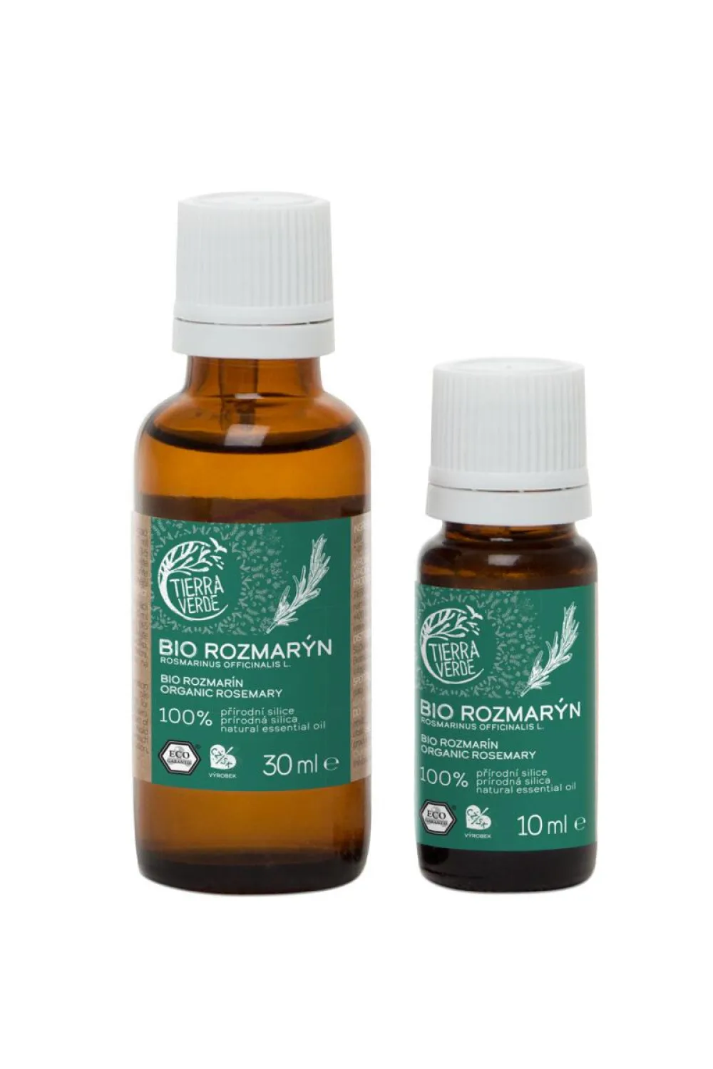 Tierra Verde Rosmarin æterisk olie BIO (10 ml) - vitalitetsforstærker