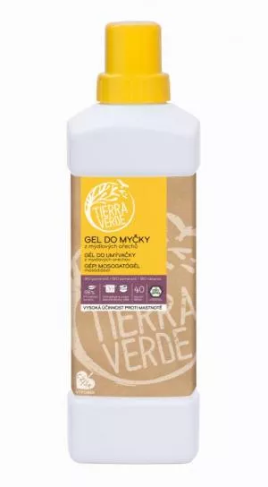 Tierra Verde Opvaskemaskine gel - INNOVACE (1 l) - af sæbenødder i økologisk kvalitet
