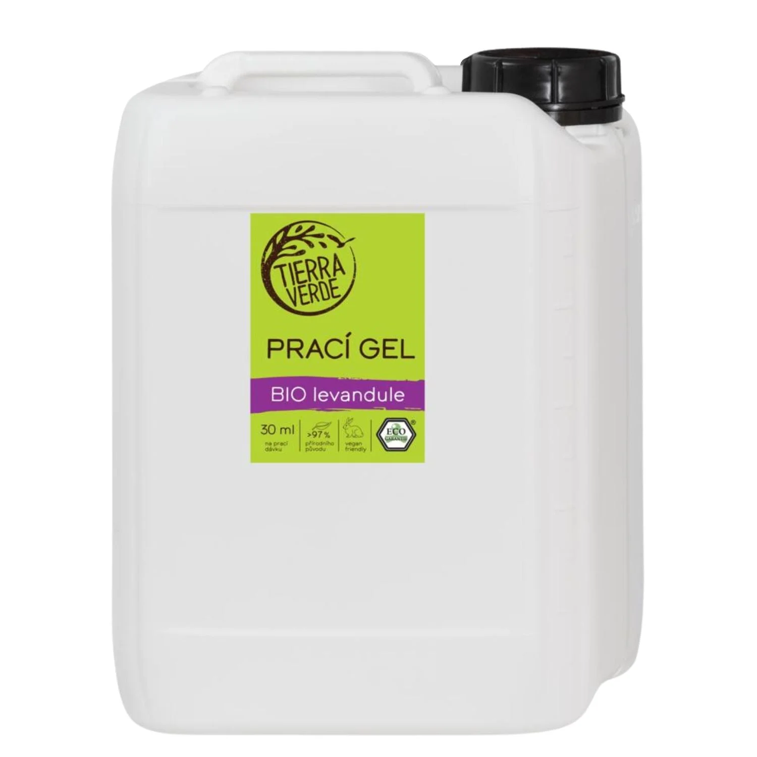 Tierra Verde Vaskegel med duft af BIO-lavendel 1 l - ny forbedret formulering