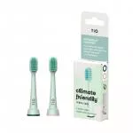 TIO SONIK Udskiftningshoved til el. sonisk tandbørste (2 stk.) - kompatibel med philips sonicare® tandbørste modeller