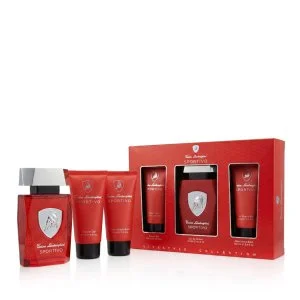Tonino Lamborghini Sportivo Eau de Toilette til mænd 125 ml + Aftershave-balsam 100 ml + Brusegel