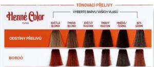 Henné Color Tinted hair dressing med høj beskyttelse og pleje Premium 100ml Bordeaux