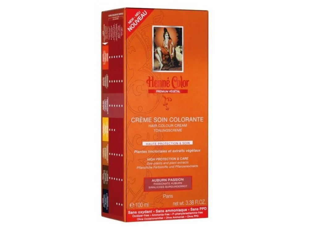 Henné Color Tinted hair dressing med høj beskyttelse og pleje Premium 100ml Bordeaux