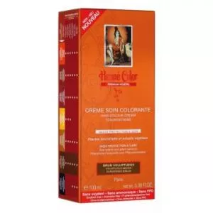 Henné Color Tinted hair dressing med en høj grad af beskyttelse og pleje Premium 100ml Brown