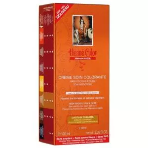 Henné Color Tinted hair dressing med en høj grad af beskyttelse og pleje Premium 100ml Chestnut