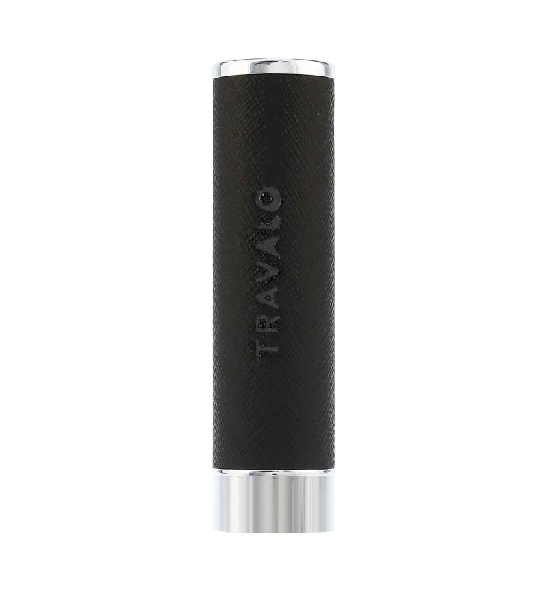 Walzer genopfyldelig parfumeforstøver Leather Black 5 ml læder sort