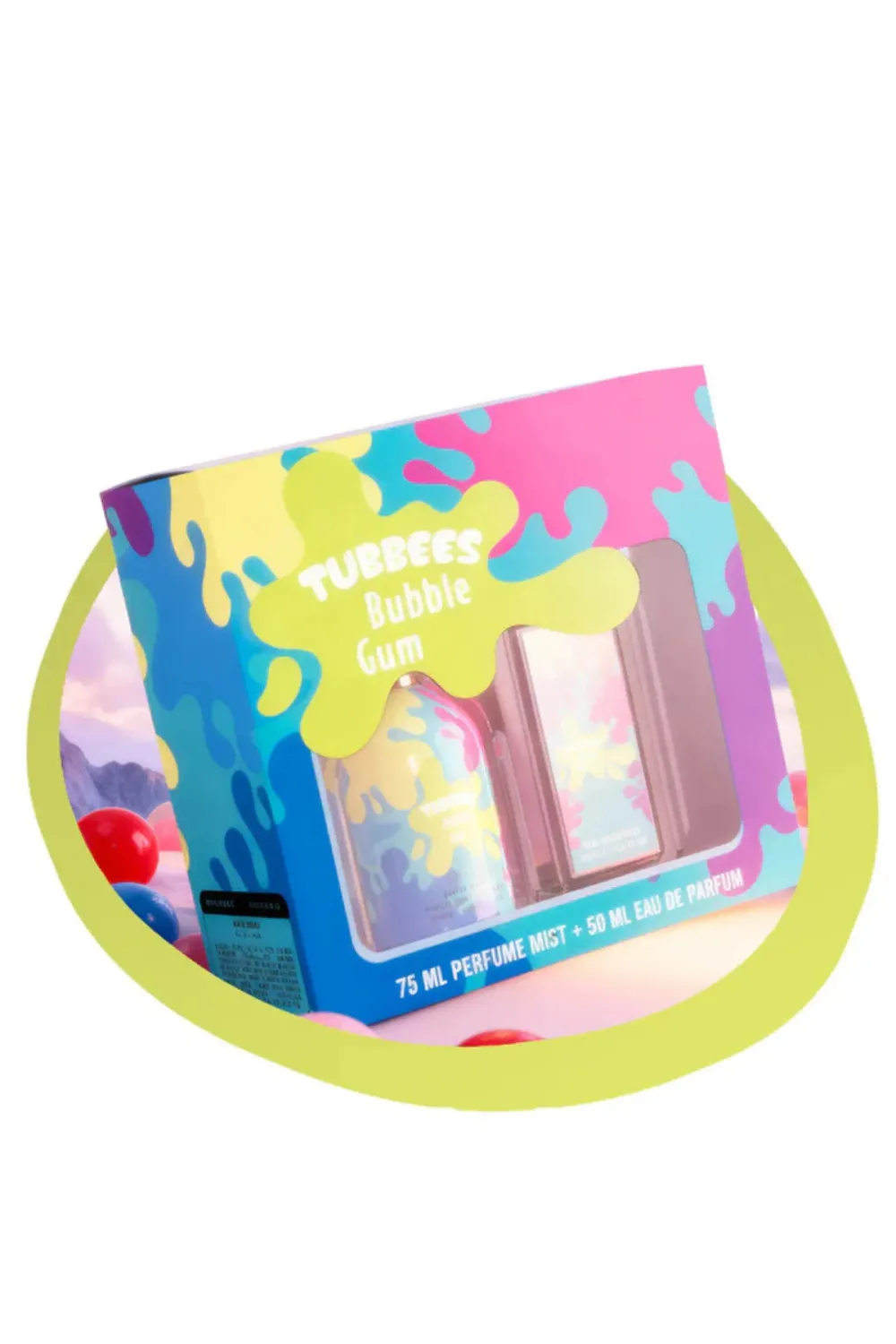 Tubbees Bubble Gum Eau de Parfum unisex 50 ml + bodyspray 75 ml