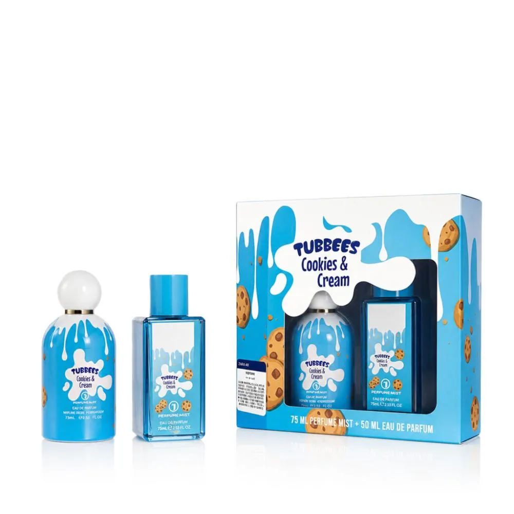 Tubbees Cookies & Cream Eau de Parfum 50 ml + bodyspray unisex 75 ml