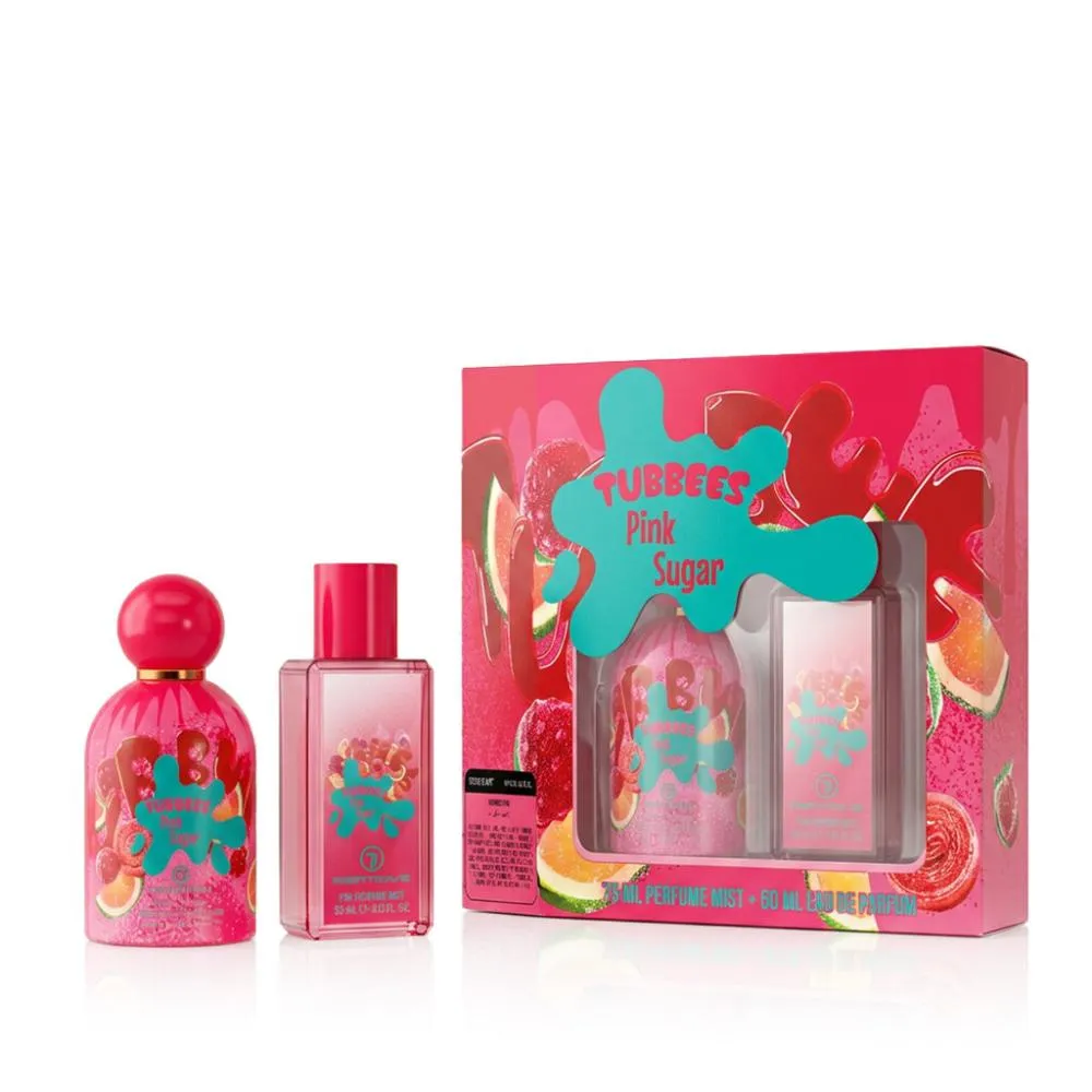 Tubbees Pink Sugar Eau de Parfum unisex 50 ml + bodyspray 75 ml