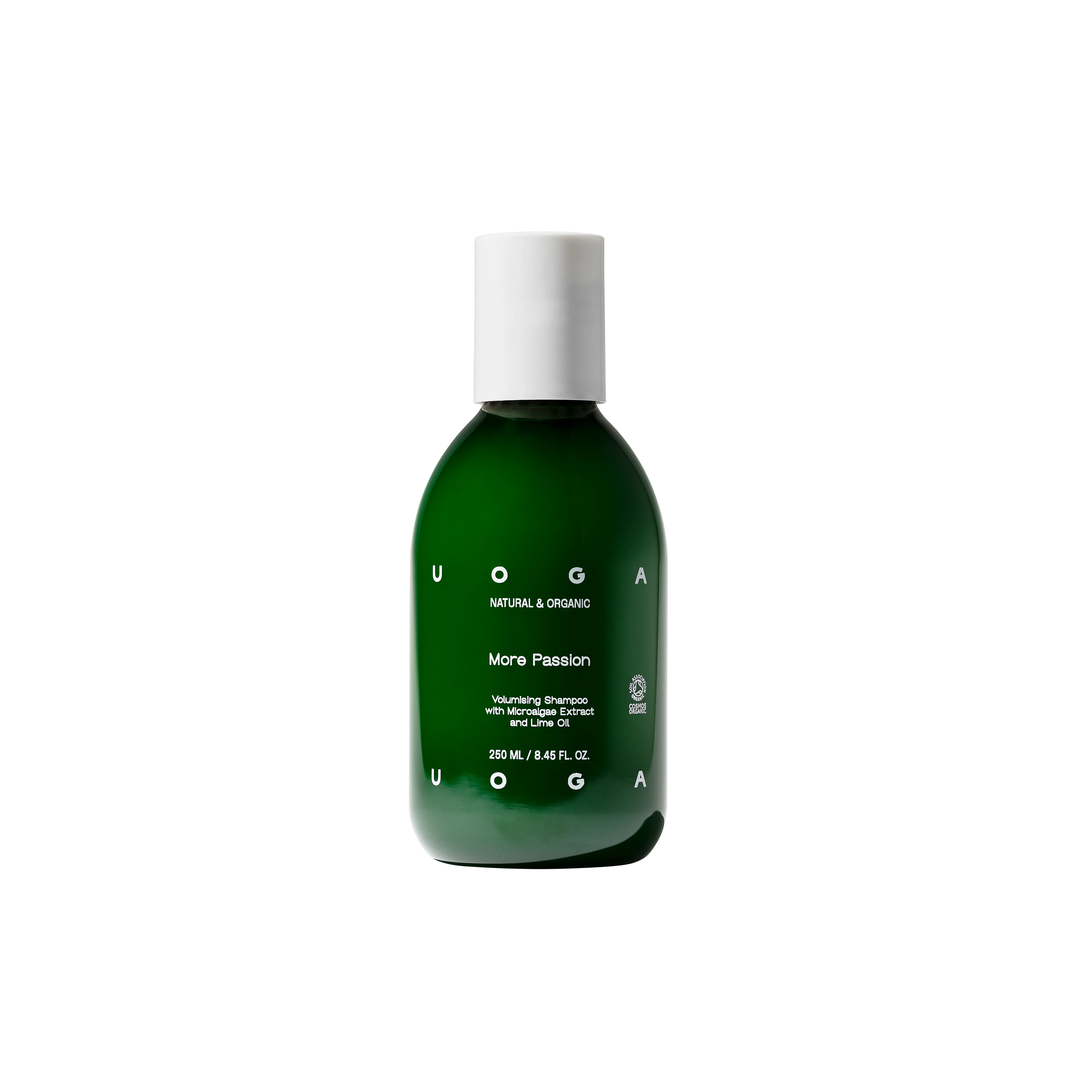 Uoga Uoga Shampoo til øget hårvolumen More Passion BIO (250 ml) - til fedtet og slapt hår