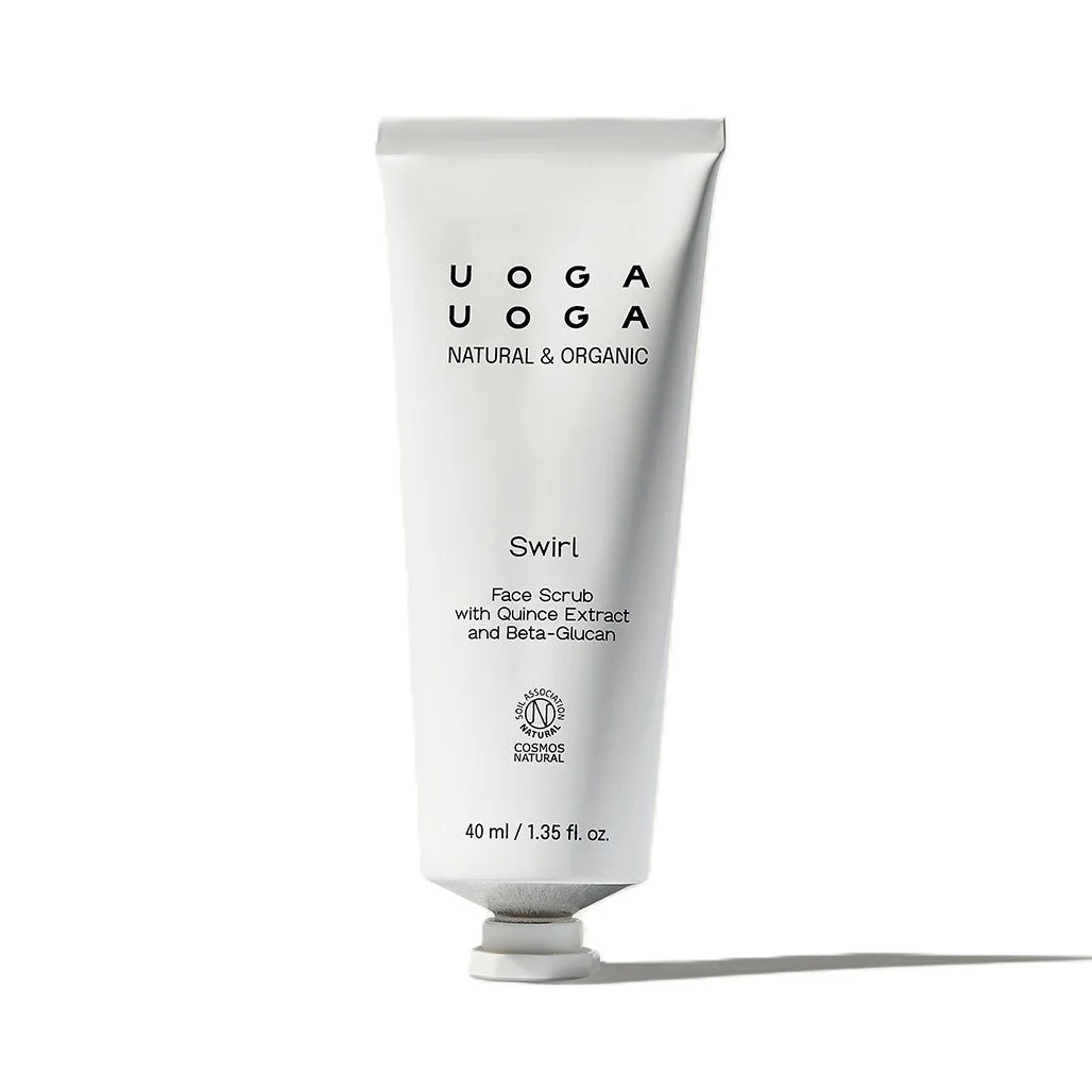 Uoga Uoga Skånsom ansigtspeeling med kvædeekstrakt Swirl (40 ml) - også velegnet til sensitiv hud
