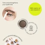 Uoga Uoga Cremet øjenbrynspomade (2,5 ml) 797 Pebbles & Salt - Blond - 3 nuancer for optisk tættere bryn