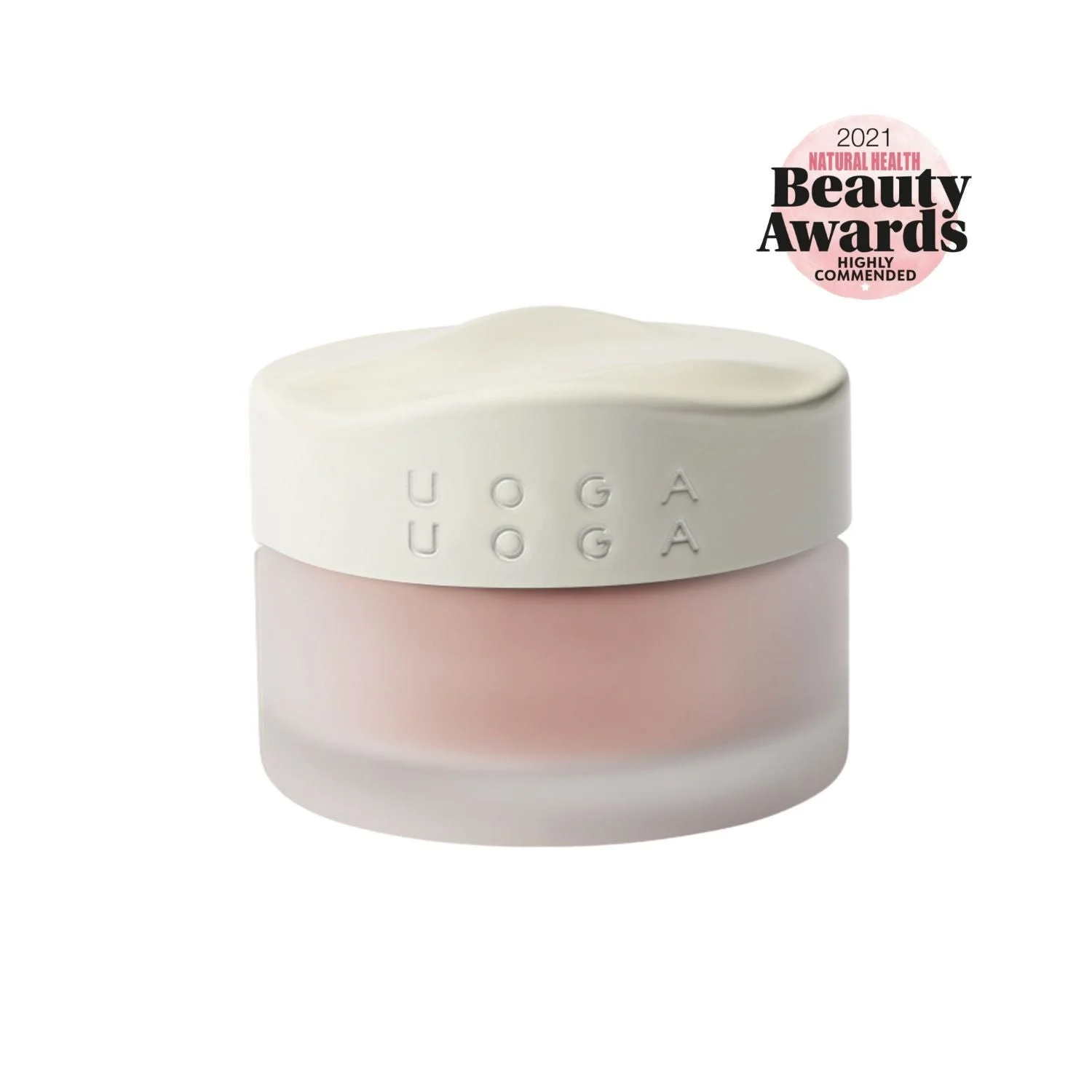 Uoga Uoga Løs mineralsk blush med rav (5 g) 6405 Coral Charm - naturlig fremhævning af kinderne i 3 nuancer