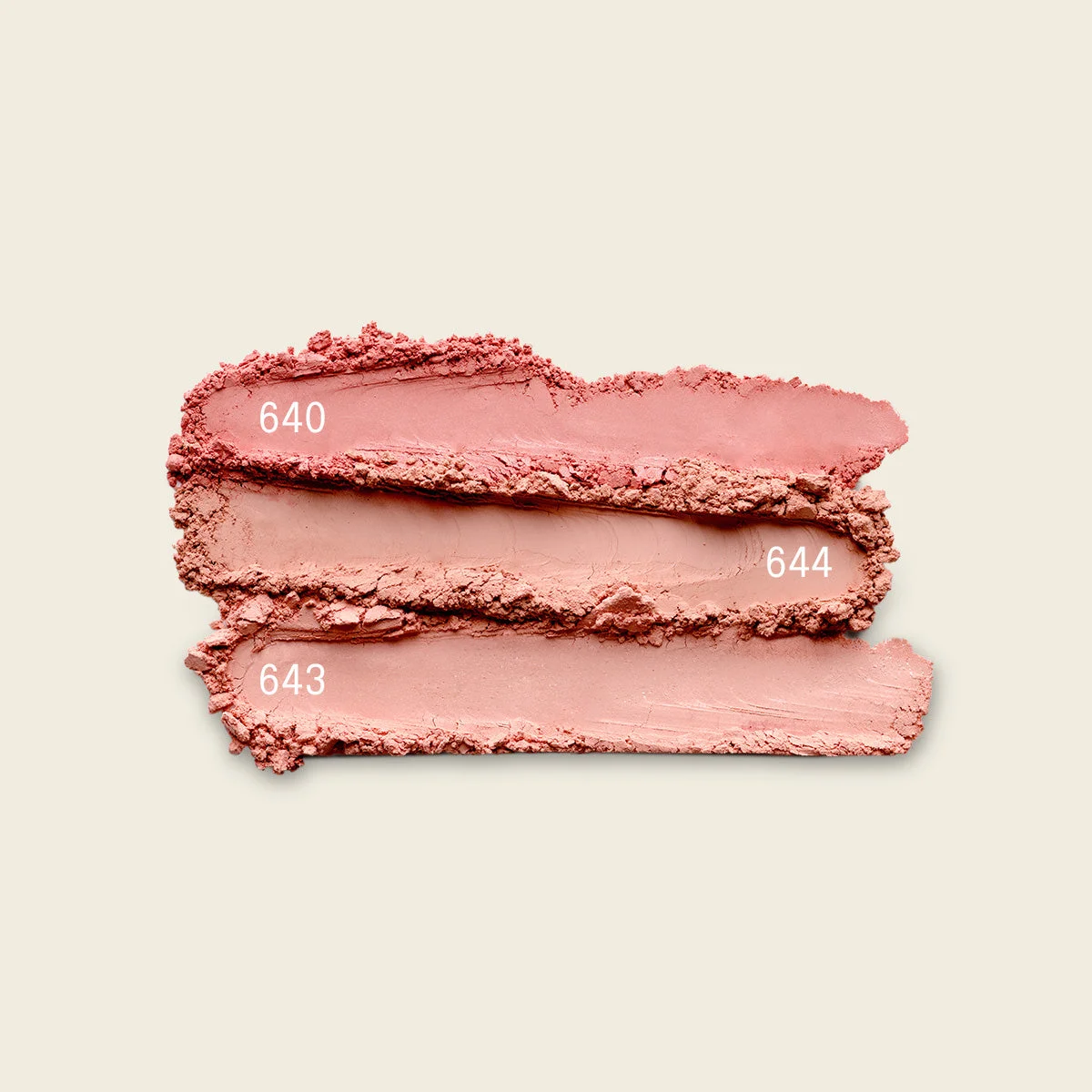 Uoga Uoga Løs mineralsk blush med rav (5 g) 6405 Coral Charm - naturlig fremhævning af kinderne i 3 nuancer