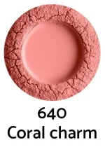 Uoga Uoga Mineralsk løs pudderblush med rav (5 g) 6435 Peachy - naturlig fremhævelse af kinderne i 3 nuancer