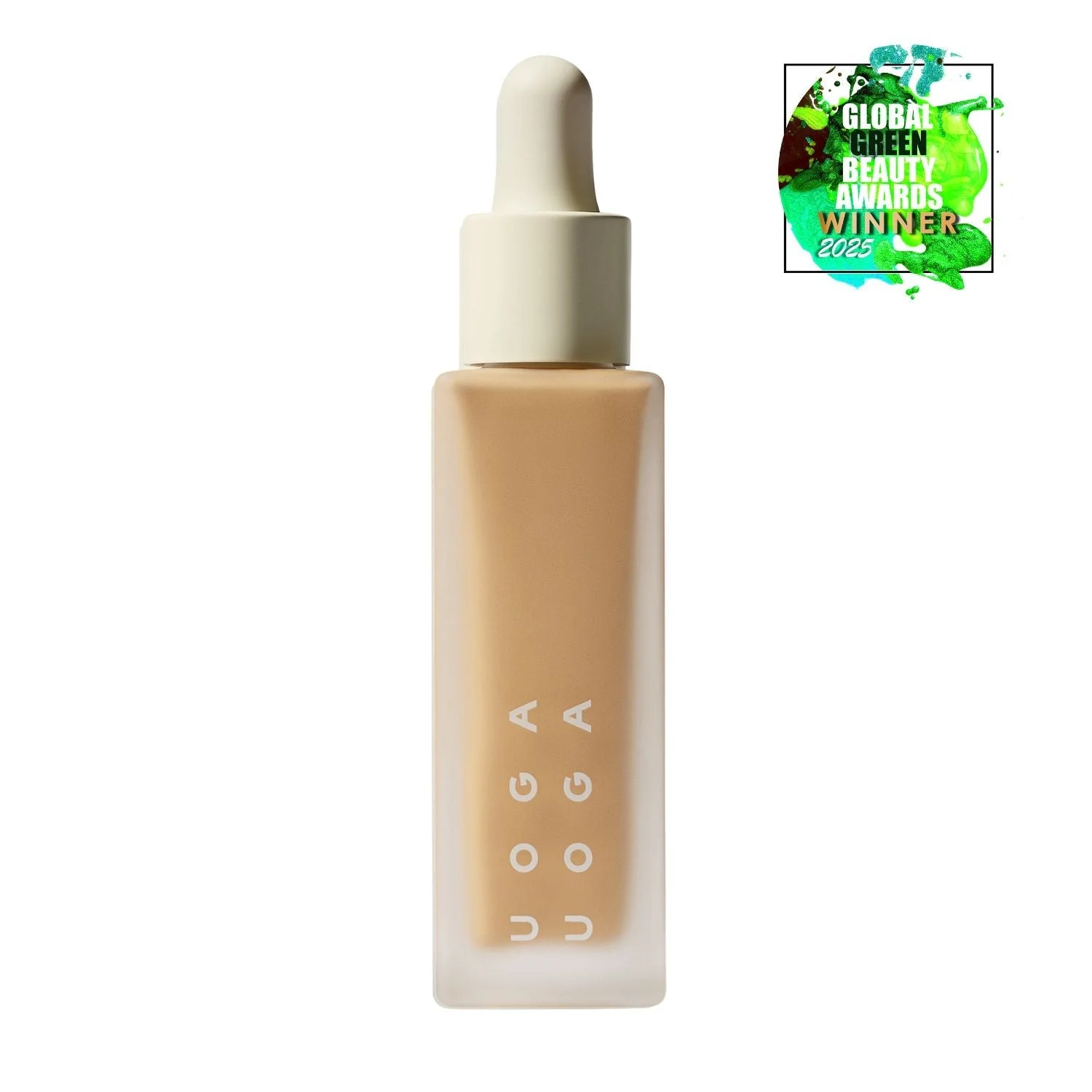 Uoga Uoga Flydende mineralmakeup og serum SPF 20 BIO (30 ml) 682 Foamy Sea - fugter og beskytter huden