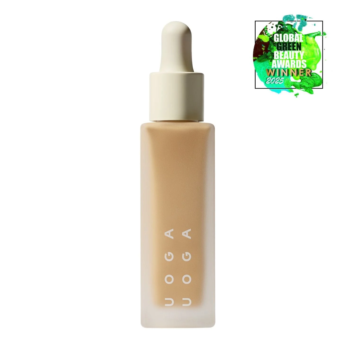 Uoga Uoga Flydende mineralmakeup og serum SPF 20 BIO (30 ml) 683 Drifting Flowers - fugter og beskytter huden