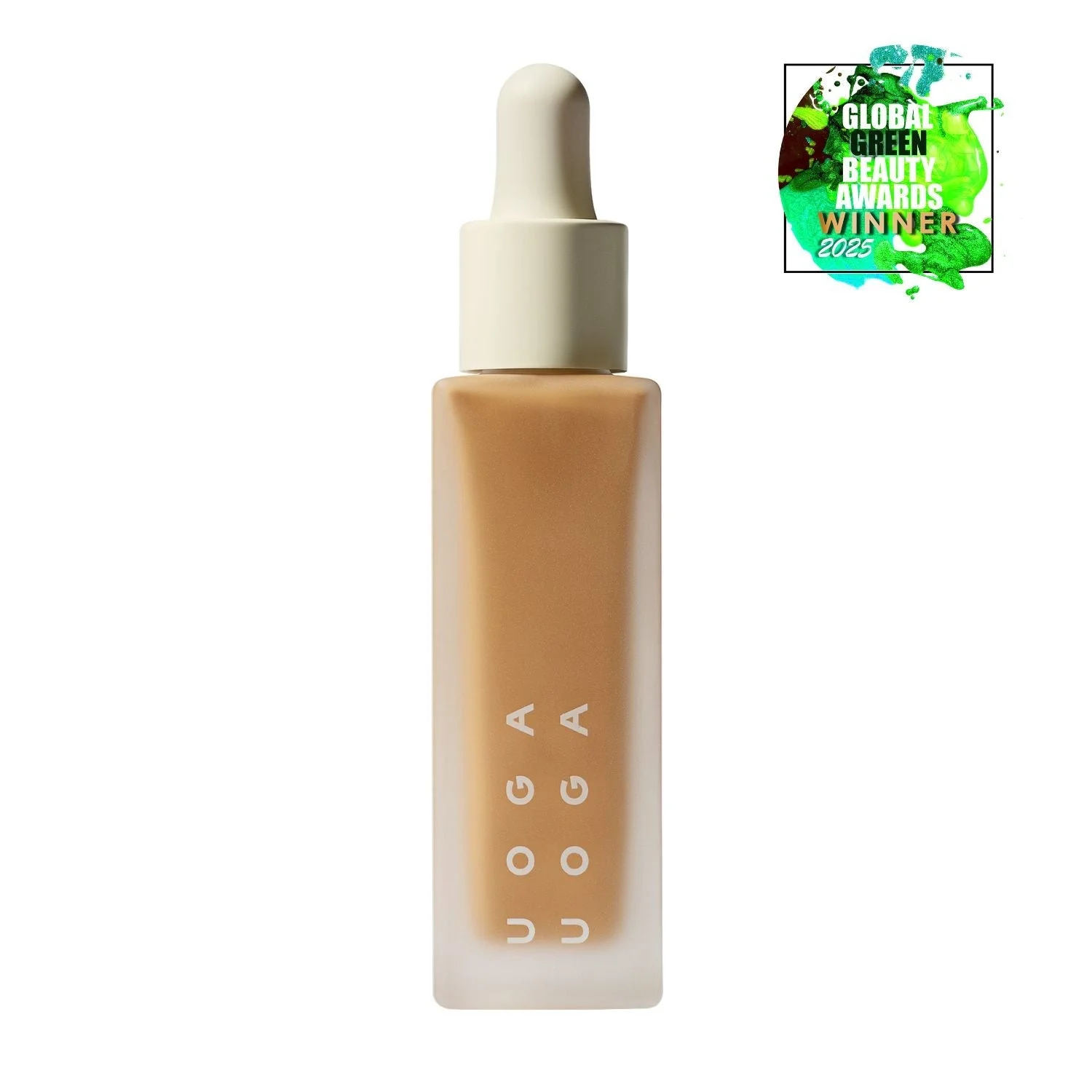 Uoga Uoga Flydende mineralmakeup og serum SPF 20 BIO (30 ml) 687 Warm Stones - fugter og beskytter huden