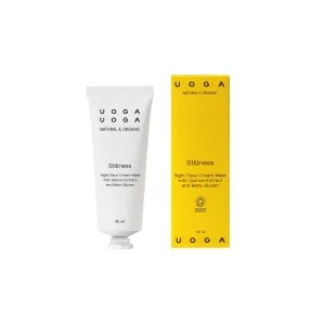 Uoga Uoga Nærende natmaske til ansigtet Stillness BIO (40 ml) - med intens fugtgivende effekt