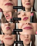 Uoga Uoga Nærende læbestift (4 g) 614 Candyberry - 6 mineralbaserede nuancer