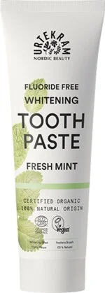 Urtekram Whitening-tandpasta med BIO-mynte (75 ml) - med frisk myntesmag